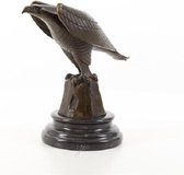 Sculpture - Aigle en bronze - Sculpture moderne d'oiseau - 20,6 cm de haut