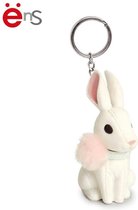 Sleutelhanger – keychain - Sleutels - Konijn - Wit