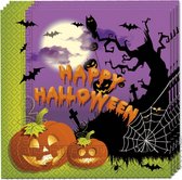 Procos Servetten Spooky Halloween Multicolor 33 X 33 Cm 20 Stuks