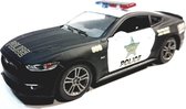 2015 Ford Mustang GT (Politie) – Kinsmart 1:36 - Modelauto - Schaalmodel - Model auto  - Miniatuurauto - Miniatuur autos
