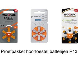 Hoortoestel batterijen - P13 - Oranje - Probeerpakket - Welke batterijen  zijn het beste | bol.com