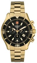 Swiss Alpine Military 7040.9117 heren horloge chronograaf 44 mm