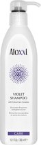 Zilvershampoo voor hoogblond en grijs haar Aloxxi Violet Shampoo 1L