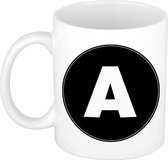 Mok / beker met de letter A voor het maken van een naam / woord - koffiebeker / koffiemok - namen beker