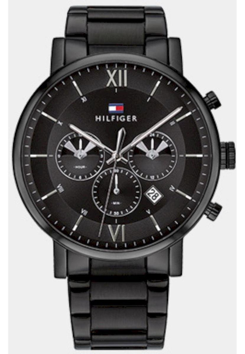 Tommy Hilfiger 1710410 Horloge - RVS - Zwart - Ø 44 mm