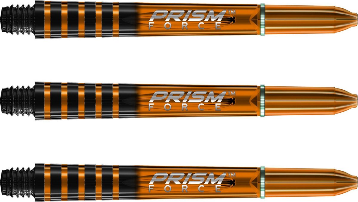 WINMAU - Prism Force Dartschachten Oranje, Medium - 1 set per pakket (3 Dartschacht in totaal)
