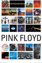 Poster - Pink Floyd Collage - 91.5 X 61 Cm - Multicolor