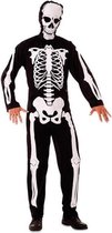 Witbaard Verkleedjumpsuit Skelet Polyester Zwart/wit Maat M/l