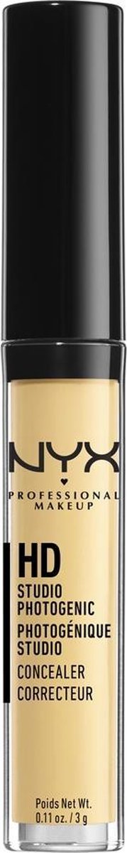 NYX Professional Makeup HD Photogenic Concealer Wand - Yellow - Kleur Corrigerende Concealer - 3 gr