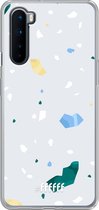 OnePlus Nord Hoesje Transparant TPU Case - Terrazzo N°2 #ffffff