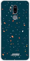 LG G7 ThinQ Hoesje Transparant TPU Case - Terrazzo N°9 #ffffff