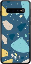 Samsung Galaxy S10 Hoesje TPU Case - Terrazzo N°7 #ffffff