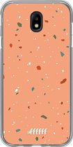 Samsung Galaxy J7 (2017) Hoesje Transparant TPU Case - Terrazzo N°10 #ffffff