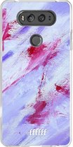 LG V20 Hoesje Transparant TPU Case - Abstract Pinks #ffffff