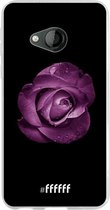 6F hoesje - geschikt voor HTC U Play -  Transparant TPU Case - Purple Rose #ffffff