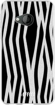 HTC U Play Hoesje Transparant TPU Case - Zebra Print #ffffff