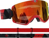 Salomon Cosmic Sneeuwbril - Past Over Bril - Efficiente lucht circulatie - Red/Mid Red