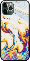 iPhone 11 Pro Hoesje TPU Case - Bubble Texture #ffffff