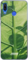 Huawei Nova 3 Hoesje Transparant TPU Case - Leaves Macro #ffffff