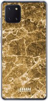 Samsung Galaxy Note 10 Lite Hoesje Transparant TPU Case - Gold Marble #ffffff