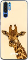 Huawei P30 Pro Hoesje Transparant TPU Case - Giraffe #ffffff