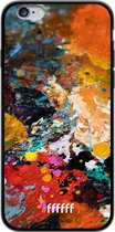 6F hoesje - geschikt voor iPhone 6s -  TPU Case - Colourful Palette #ffffff
