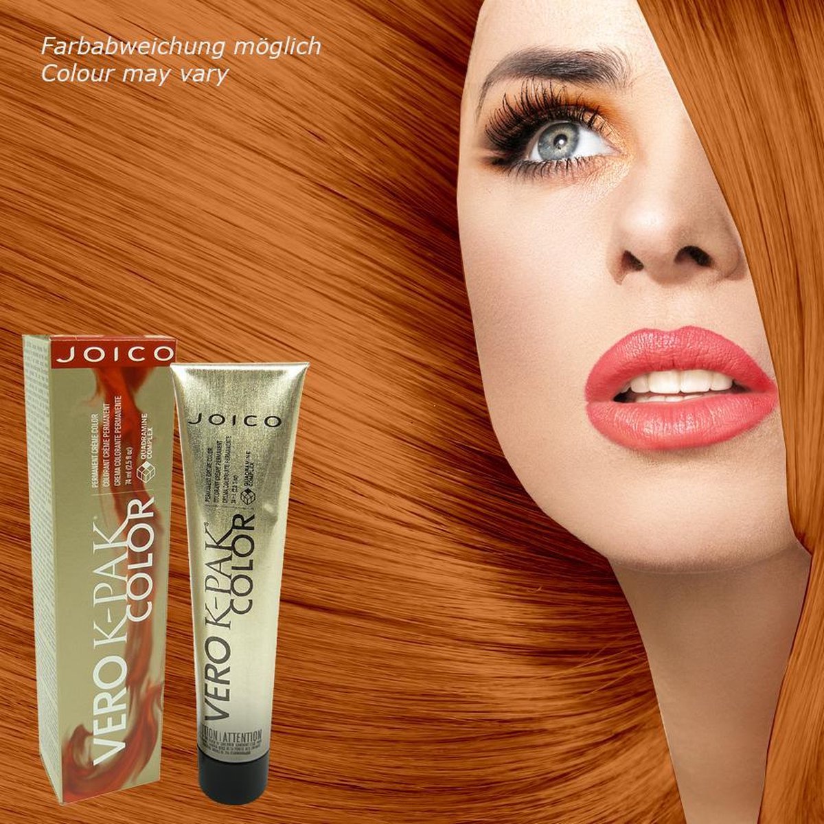 Joico Vero K-PAK Color 8RG Medium Red Gold - 2x74ml