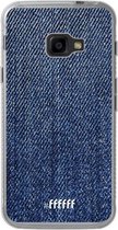 Samsung Galaxy Xcover 4 Hoesje Transparant TPU Case - Denim #ffffff