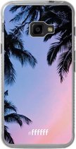 Samsung Galaxy Xcover 4 Hoesje Transparant TPU Case - Sunset Palms #ffffff
