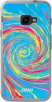 Samsung Galaxy Xcover 4 Hoesje Transparant TPU Case - Swirl Tie Dye #ffffff