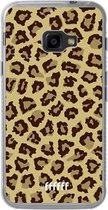 Samsung Galaxy Xcover 4 Hoesje Transparant TPU Case - Jaguar Print #ffffff