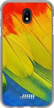 Samsung Galaxy J7 (2017) Hoesje Transparant TPU Case - Macaw Hues #ffffff