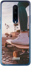 OnePlus 7 Pro Hoesje Transparant TPU Case - Skateboarding #ffffff