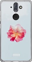 Nokia 8 Sirocco Hoesje Transparant TPU Case - Rouge Floweret #ffffff