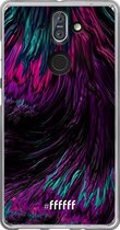 Nokia 8 Sirocco Hoesje Transparant TPU Case - Roots of Color #ffffff