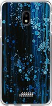 Samsung Galaxy J3 (2017) Hoesje Transparant TPU Case - Bubbling Blues #ffffff