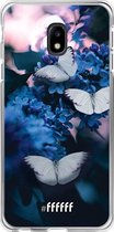 Samsung Galaxy J3 (2017) Hoesje Transparant TPU Case - Blooming Butterflies #ffffff