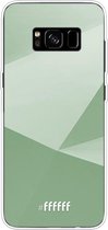 Samsung Galaxy S8 Plus Hoesje Transparant TPU Case - Fresh Geometric #ffffff