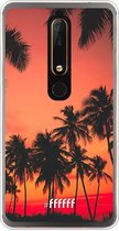 Nokia 6 (2018) Hoesje Transparant TPU Case - Coconut Nightfall #ffffff