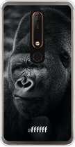 Nokia 6 (2018) Hoesje Transparant TPU Case - Gorilla #ffffff