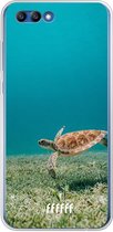 Honor 10 Hoesje Transparant TPU Case - Turtle #ffffff