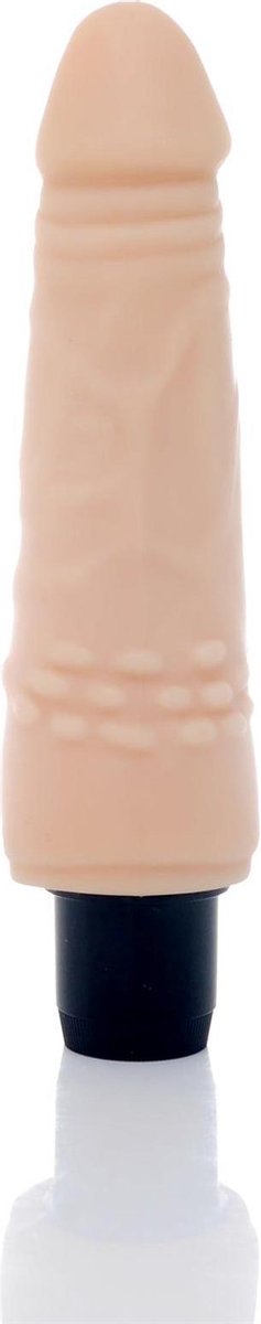 Goedkoopste Bossoftoys - Hurricane - Cyberskin materiaal - voelt als echt aan - Vette Realistische Vibrator - 18,5 cm - Dia 2,5/4 cm - 44-0001