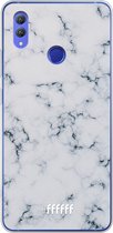 Honor Note 10 Hoesje Transparant TPU Case - Classic Marble #ffffff