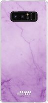 Samsung Galaxy Note 8 Hoesje Transparant TPU Case - Lilac Marble #ffffff