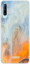 Huawei P Smart Pro Hoesje Transparant TPU Case - Fire Against Water #ffffff