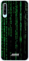 Huawei P Smart Pro Hoesje Transparant TPU Case - Hacking The Matrix #ffffff