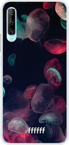 Huawei P Smart Pro Hoesje Transparant TPU Case - Jellyfish Bloom #ffffff