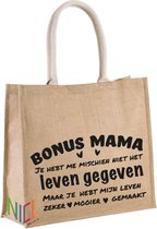 Jute tas bonus mama