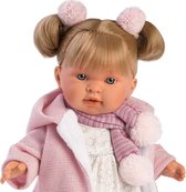 Llorens softbody pop blond haar met geluid  42 cm