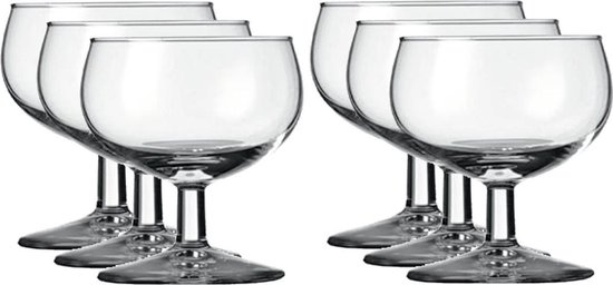 6x Verre à liqueur / verres à liqueur transparent 110 ml série Gilde - 11 cl